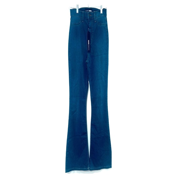 PETITE DEEP IN MY SOUL FLARE JEANS BLUE.SIZE 7 - Picture 2 of 8